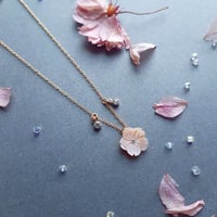 Image 3 of Baby Pink Sakura CZ Choker | Joëlle | SAKURA 2022