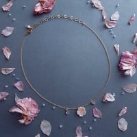 Image 2 of Baby Pink Sakura CZ Choker | Joëlle | SAKURA 2022