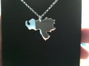 The World maps pendants 