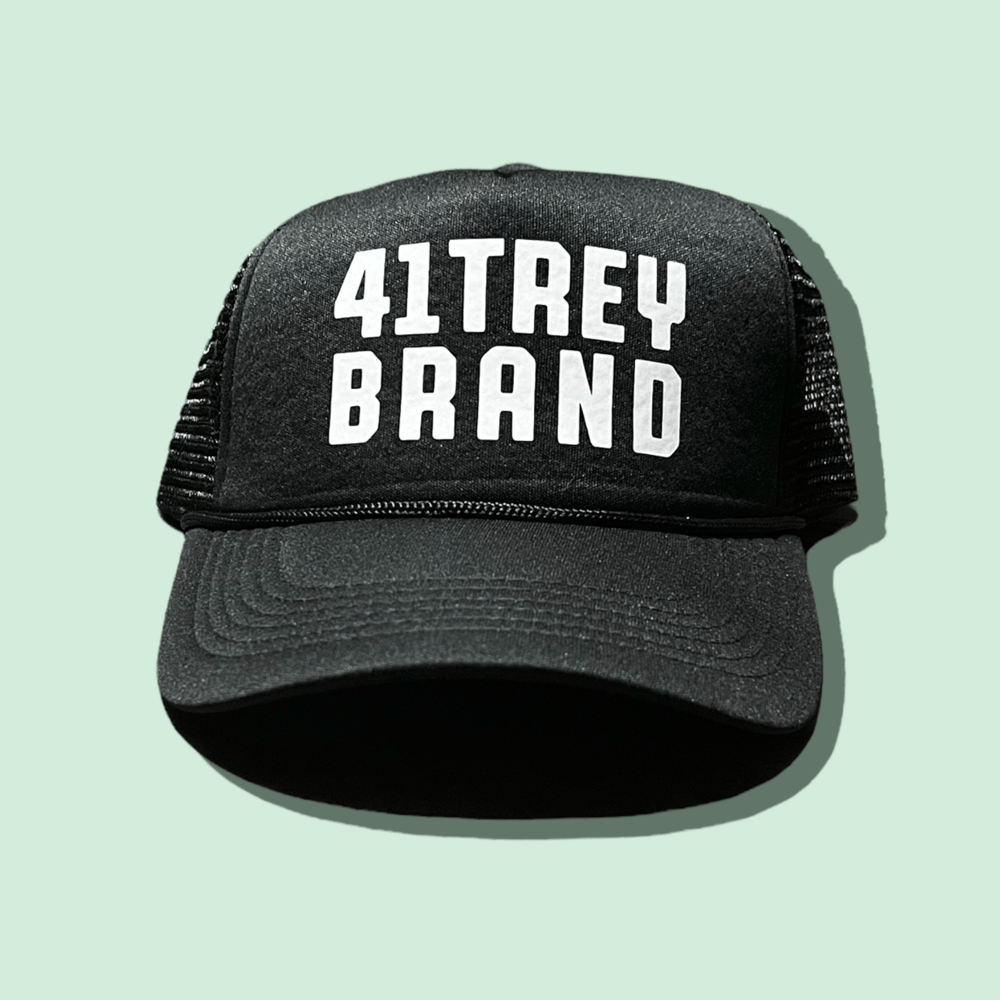 Image of The 41trey Trucker Hat (Black/White)