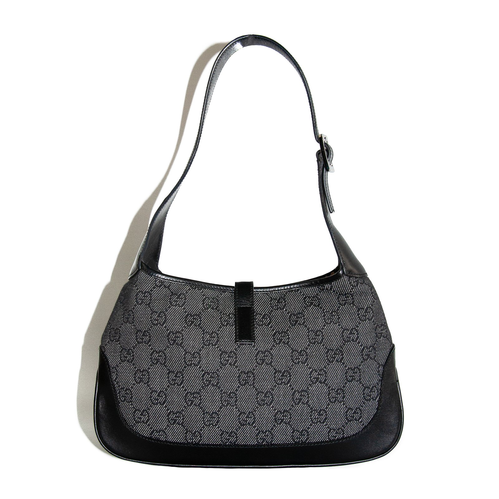 バッグ Gucci by Tom ford archive shoulder bag Gucci by Tom Ford Black Polished Leather Shoulder Bag ○ Labellov