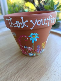 Image 2 of Thank you flower pot 8cm