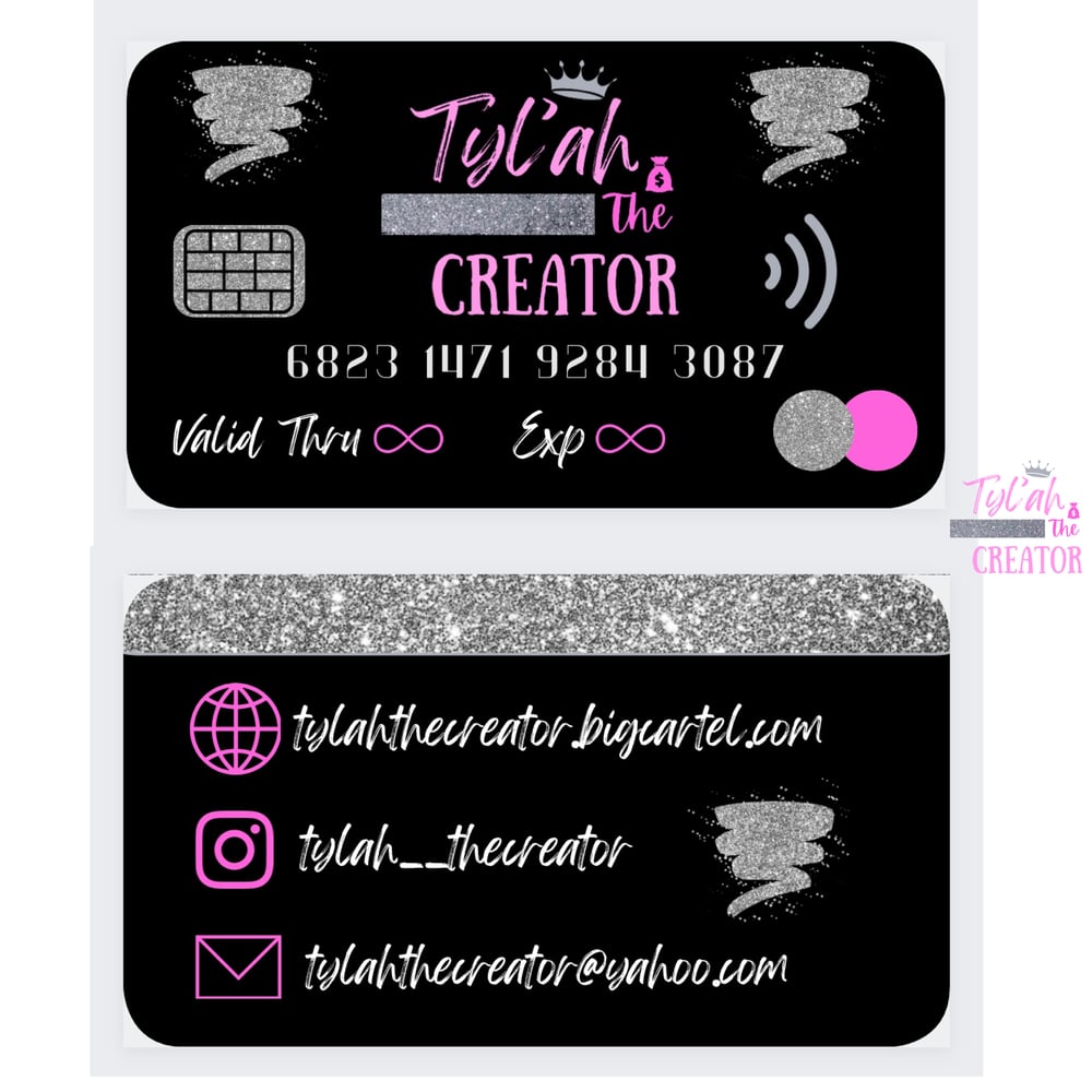 Image of Credit Card Style Business Card