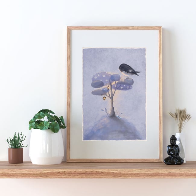 'Miromiro (Tomtit )' Art Print