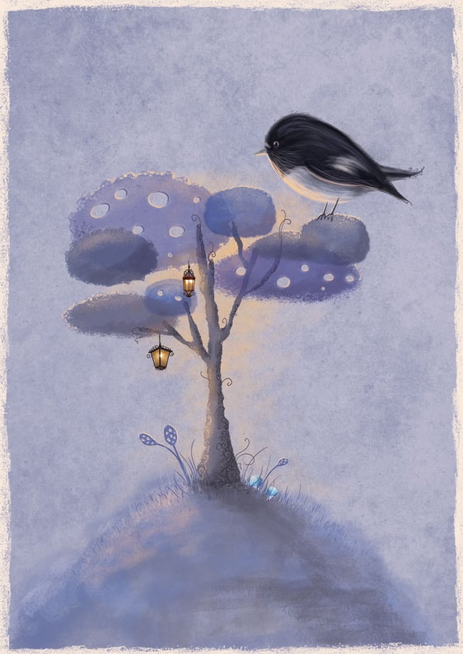 'Miromiro (Tomtit )' Art Print