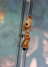 Image 1 of Giraffe Glass Straw