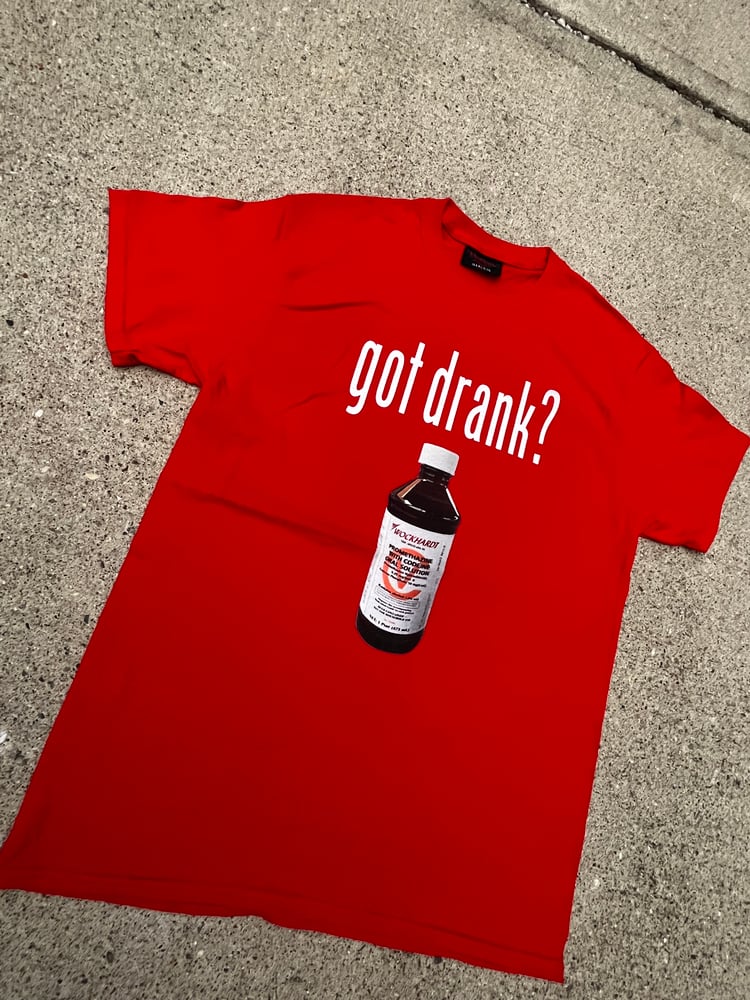 Image of GOT DRANK TEE (RED)