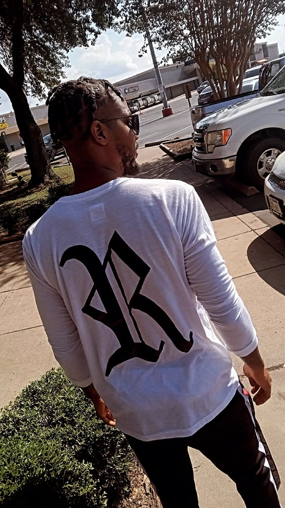 Image of Rebel Outsiders " White  " Long Sleeve Shirt 