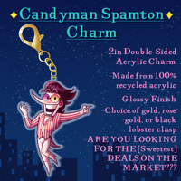 Image 1 of Candyman Spamton Charm