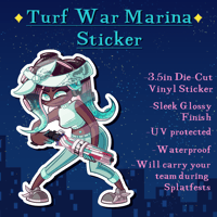 Image 1 of Turf War Marina Sticker