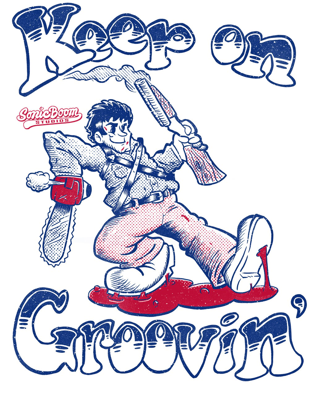 Evil Dead Keep on Groovin' Tee