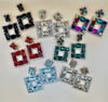 Sleek Rhinestone Earrings