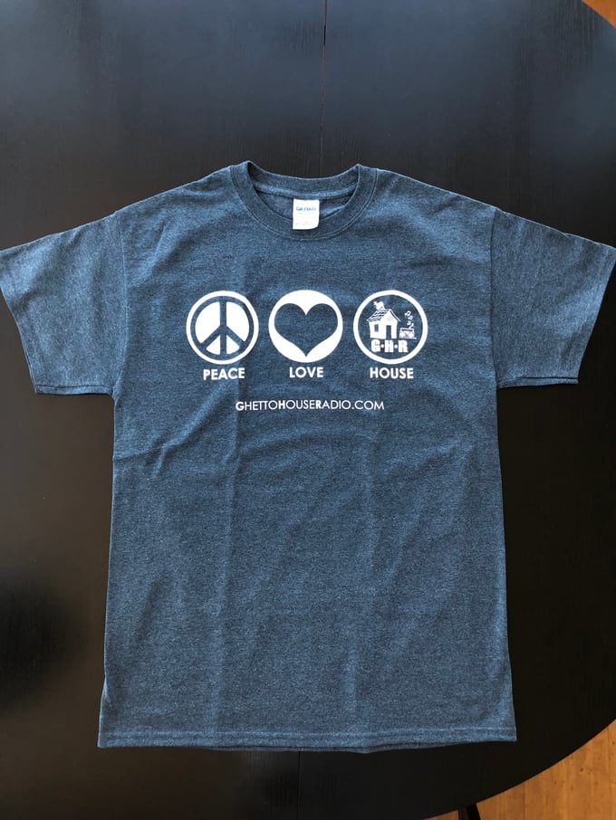 Image of Peace Love House T-Shirt (Grey)