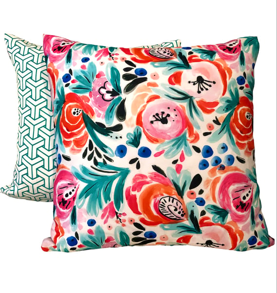 Image of Spring Floral Cushion Cover