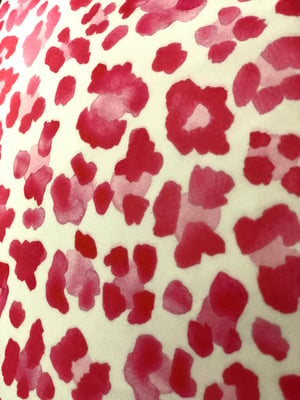Image of Pink Leopard cushion cover