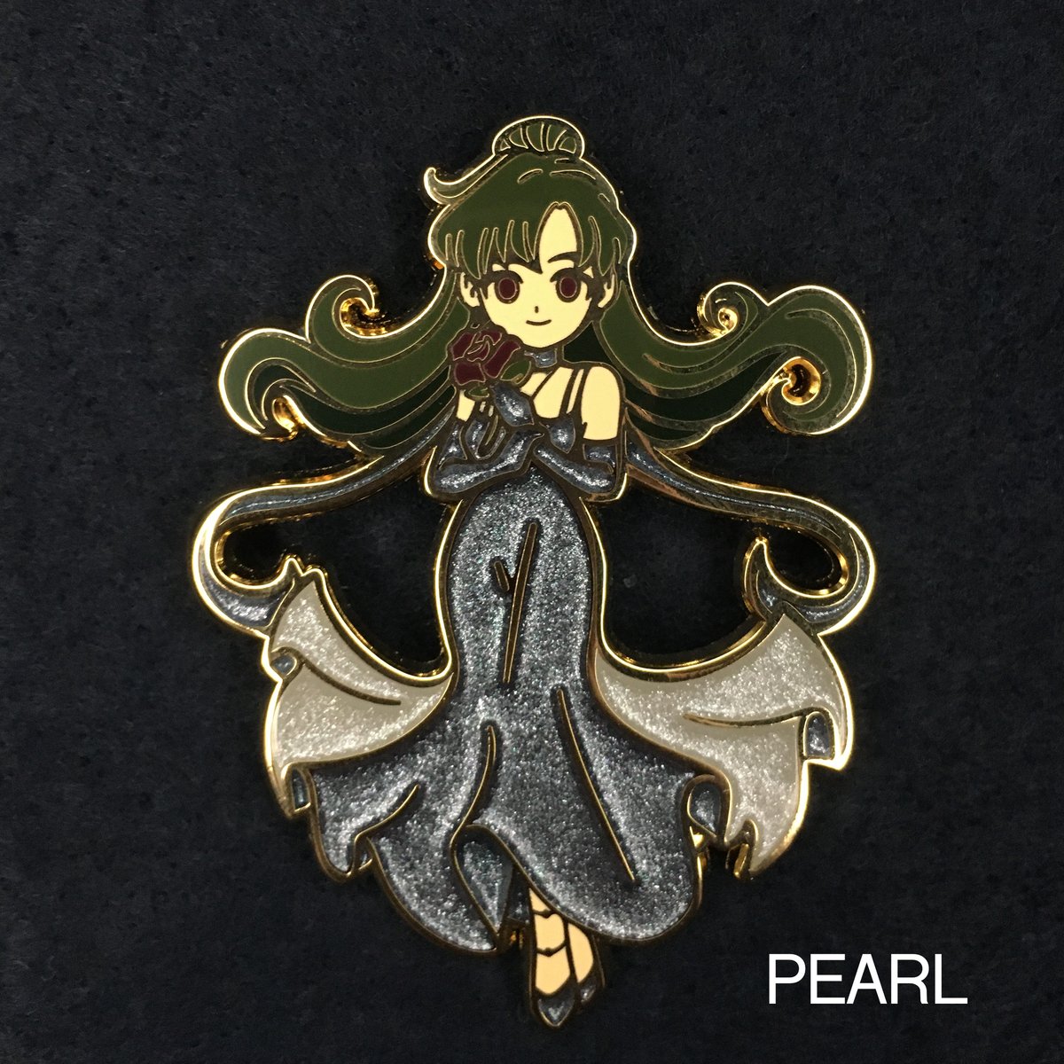 Image of Pluto Princess enamel pin