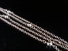 EDWARDIAN 9CT BALL CHAIN MARKED 9CT 16.5 INCHES 2.5g