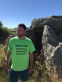 Image 1 of Stone Club Recreating Prehistory Neon-Lithic T-Shirt