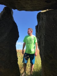 Image 2 of Stone Club Recreating Prehistory Neon-Lithic T-Shirt