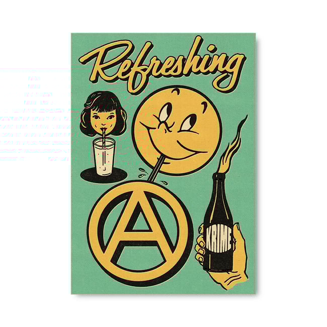 REFRESHING A2 POSTER PRINT