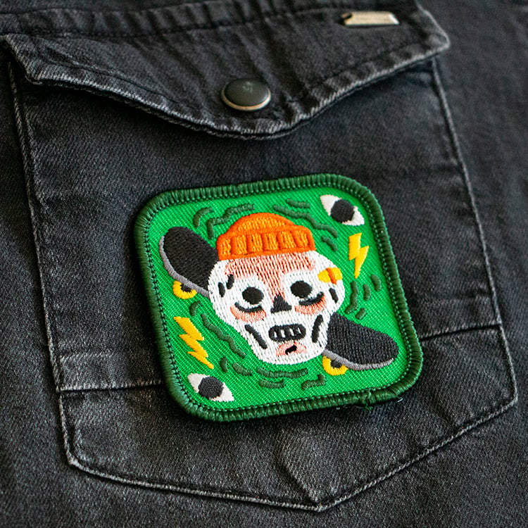 Image of Skate - Embroidered Patch 