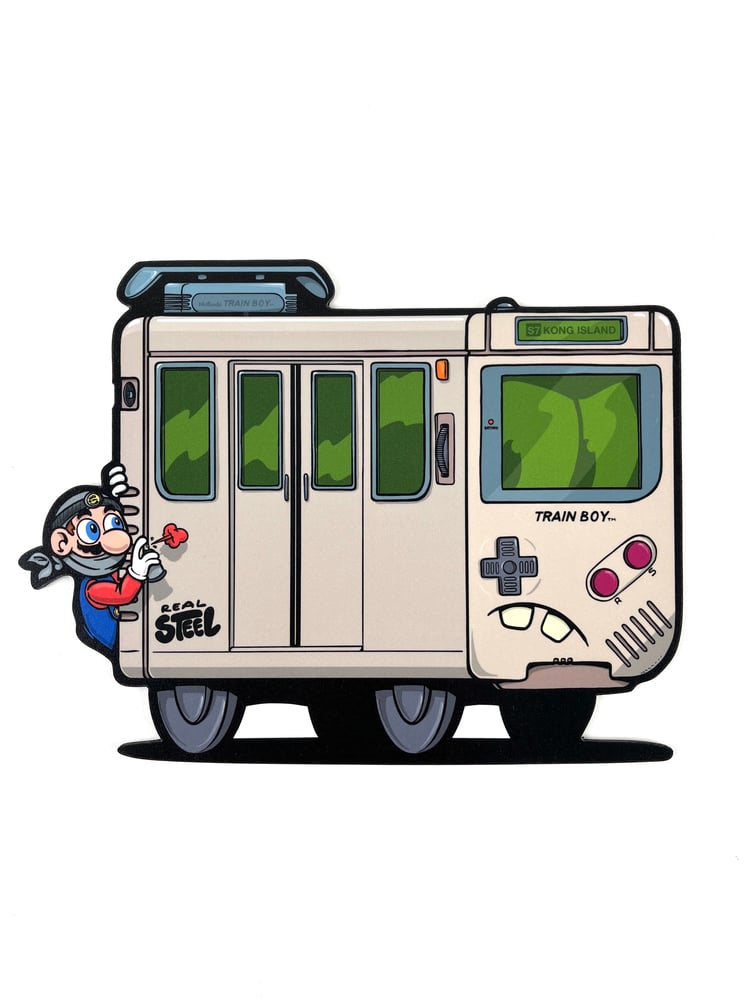 Image of ''Train Boy'' Mousepad