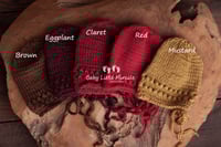 Image 3 of Newborn openwork bonnet