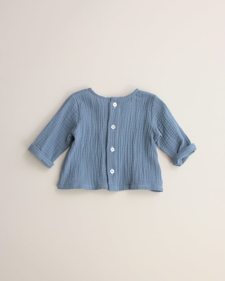 CHEMISE SIMON bleu-gris Image 3