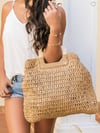 Square Straw Bag 