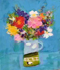 Milk Jug Bouquet 