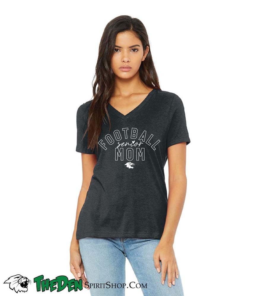 Image of Football Senior Mom, Relaxed Fit Tee