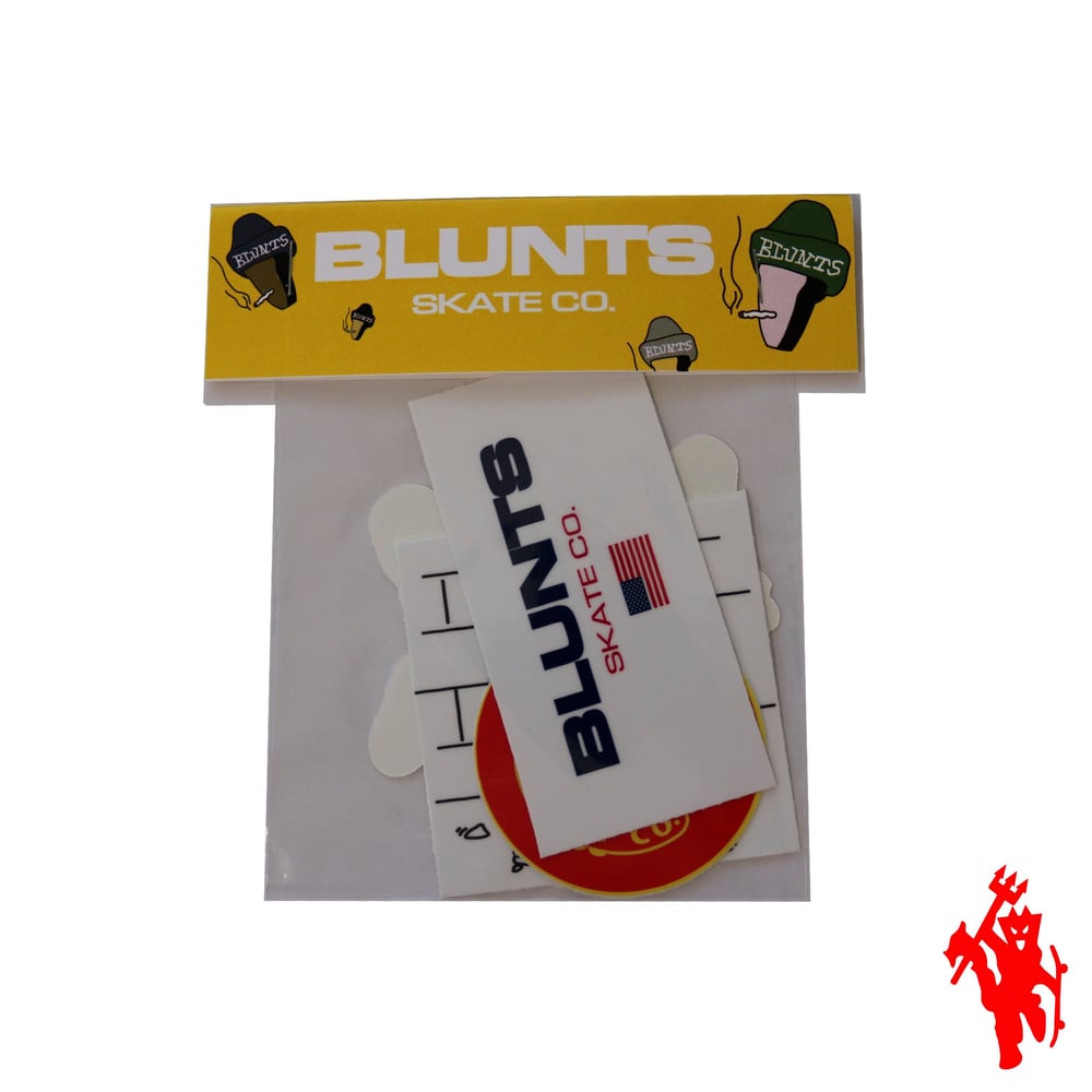 Image of BLUNTS SKATE CO. STICKER PACK #1