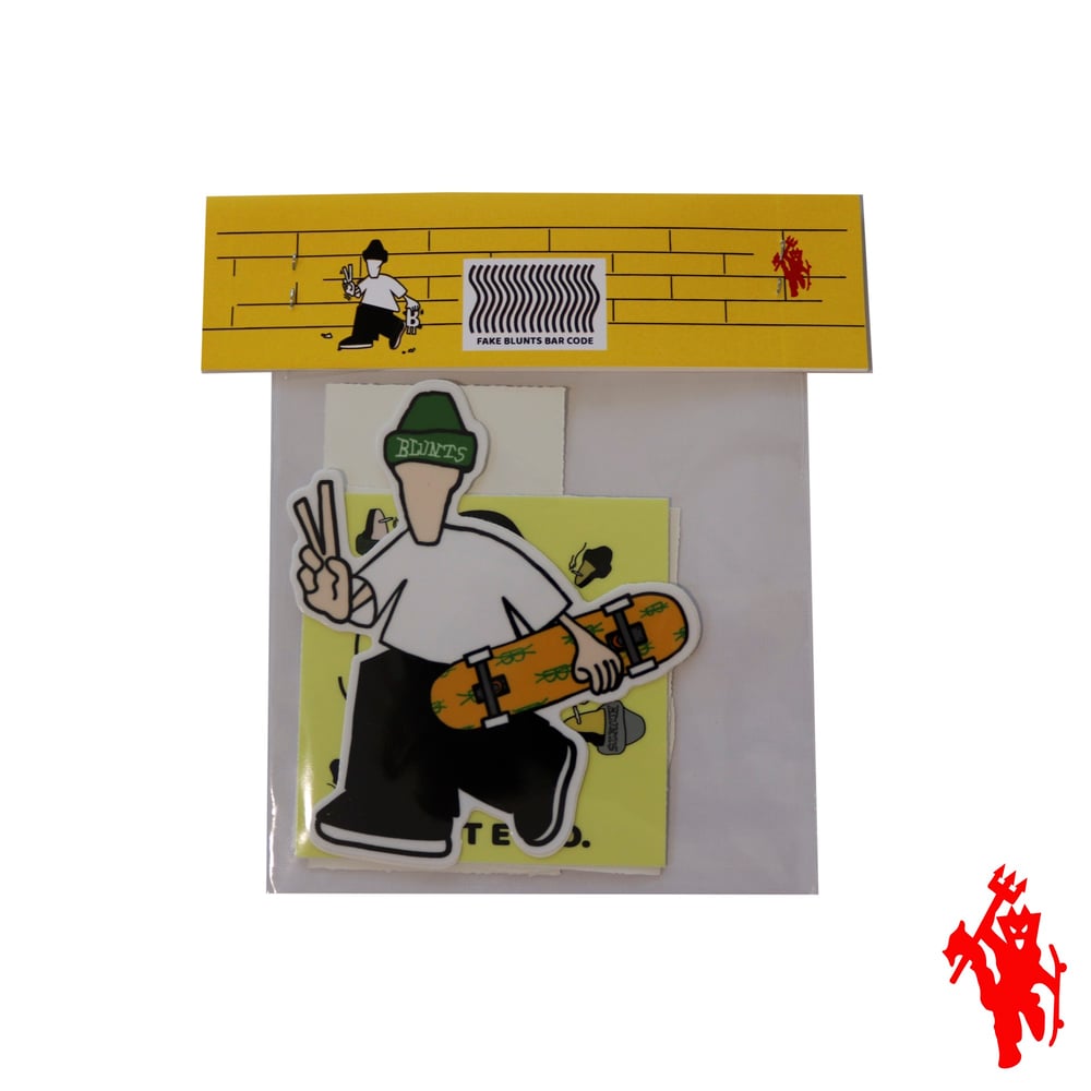 Image of BLUNTS SKATE CO. STICKER PACK #1