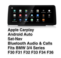 Image 1 of Carplay & Android Auto Car Stereo 10.25" Touch Screen BMW NBT 3/4 Series F30 F31 F32 F33 F34 F36 