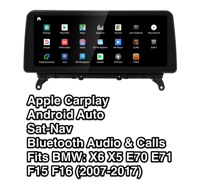 Image 1 of Carplay & Android Auto Car Stereo 10.25" inch Touch Screen fits BMW X5 X6 E70 E71 F15 F16 2007-2017