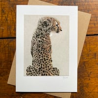 CHEETAH ~ GREETINGS CARD