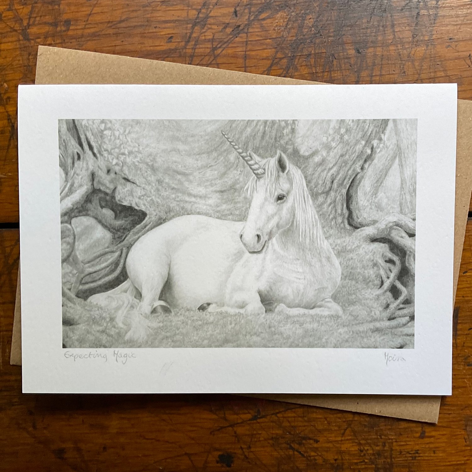 Image of EXPECTING MAGIC ~ GREETINGS CARD