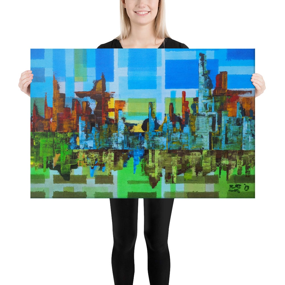 Image of ||| CANVAS PRINT ||| - "From Beyond, the Mold on the Sandwich"