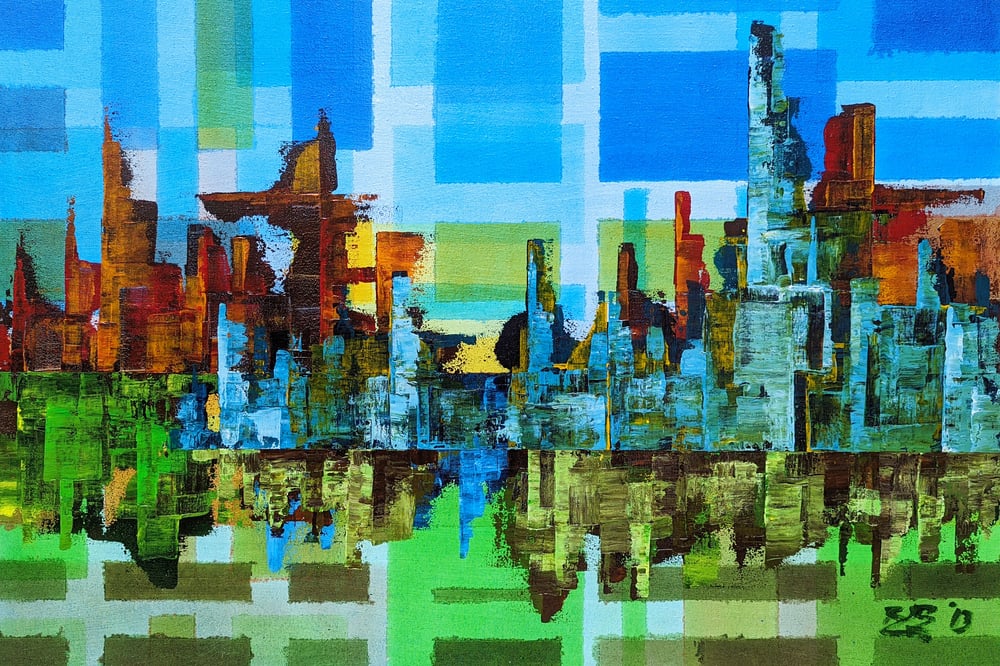 Image of ||| CANVAS PRINT ||| - "From Beyond, the Mold on the Sandwich"