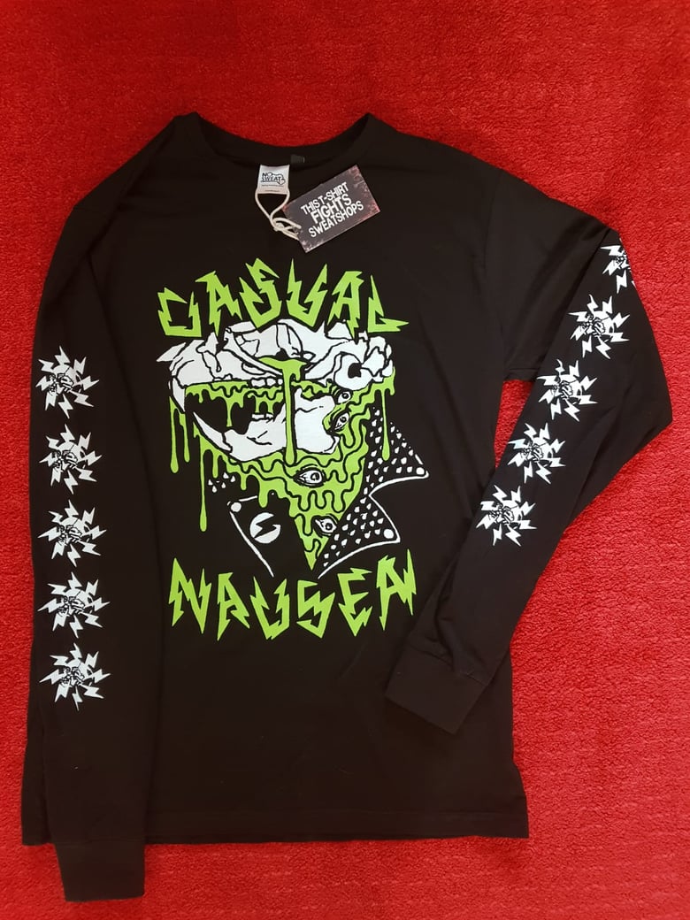 Image of Skull and green ooze Long Sleeve, 