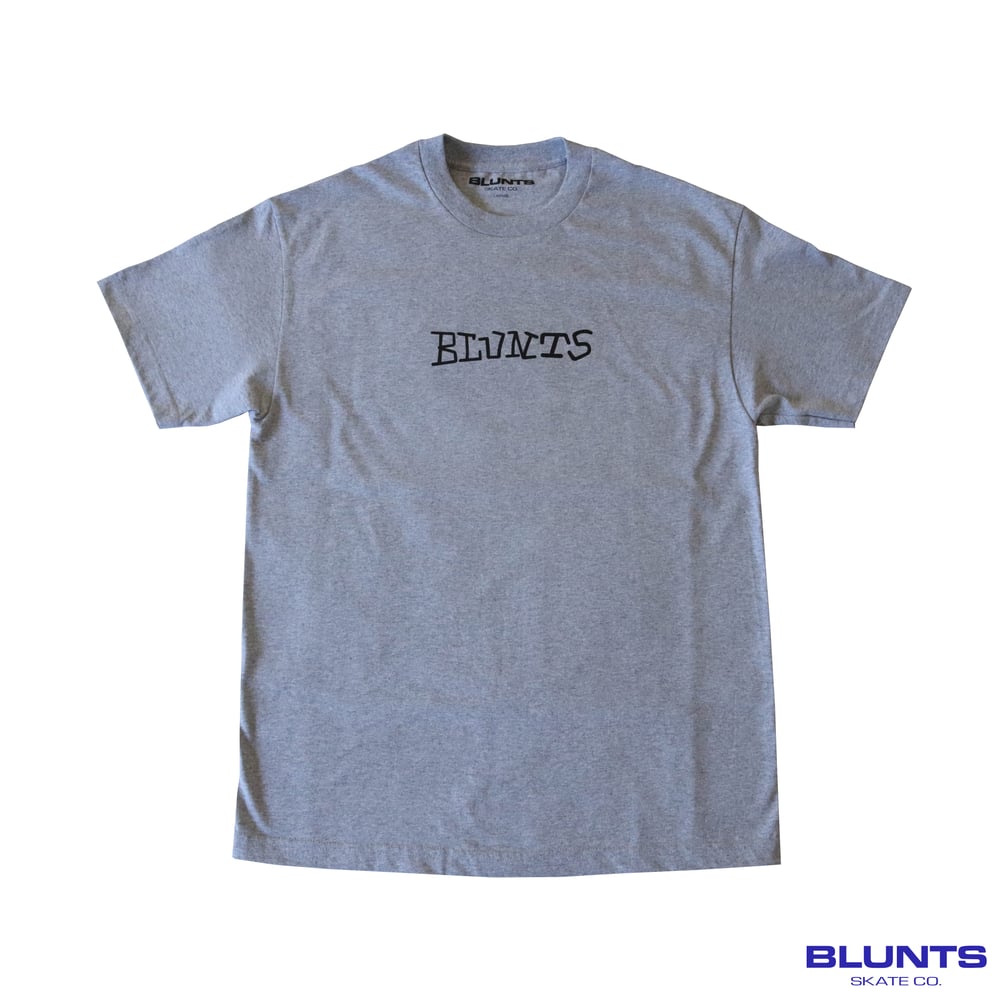 Image of (ATHLETIC GREY) BLUNTS COIN T SHIRT