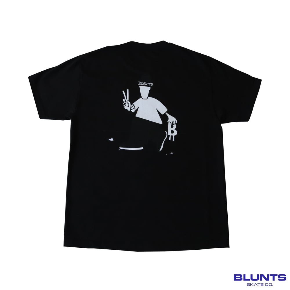 Image of (BLACK) BLUNTS COIN T SHIRT