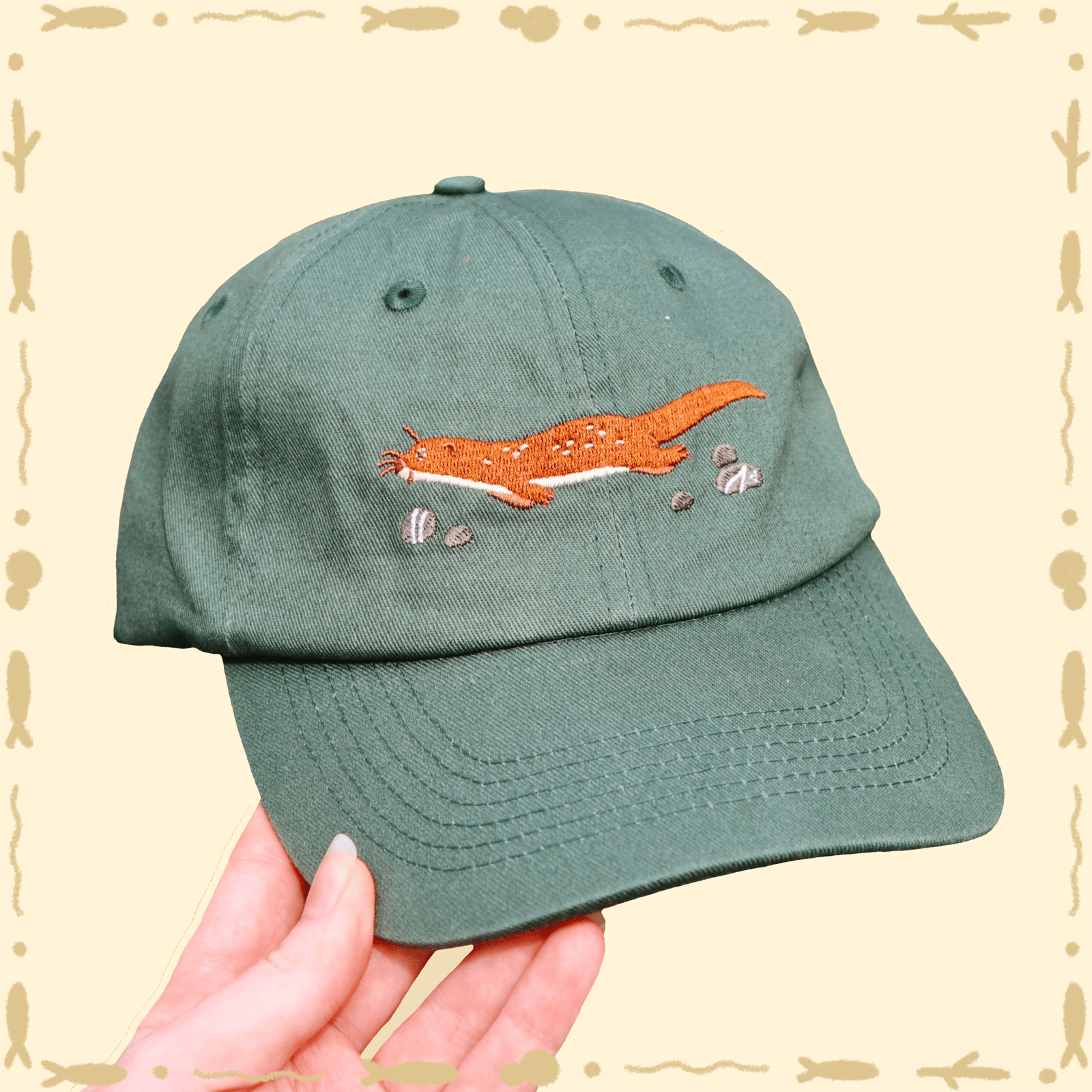 otter baseball cap