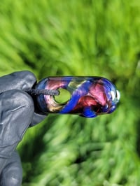 Image 1 of Electra-Berry Paw Bean Pendant