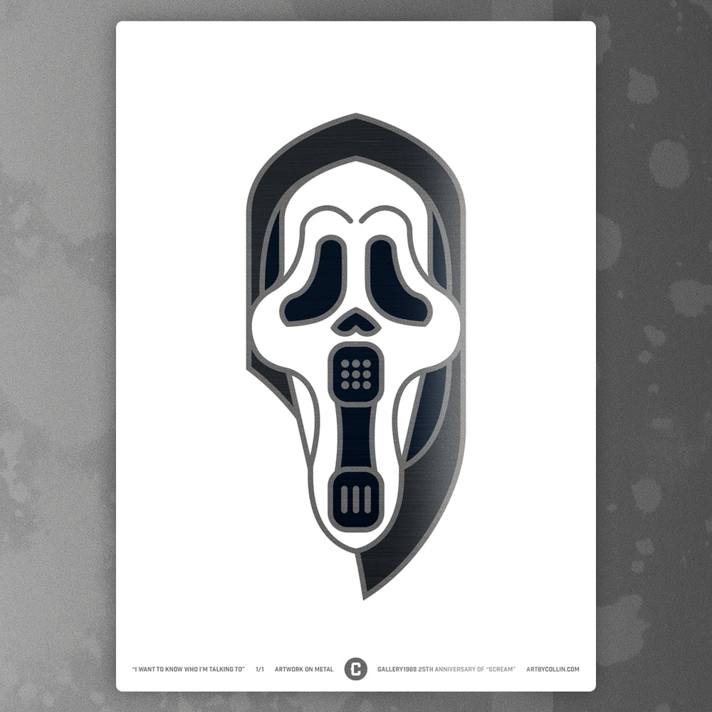 Scream 25th Anniversary - 1/1 Limited Edition Metal Prints