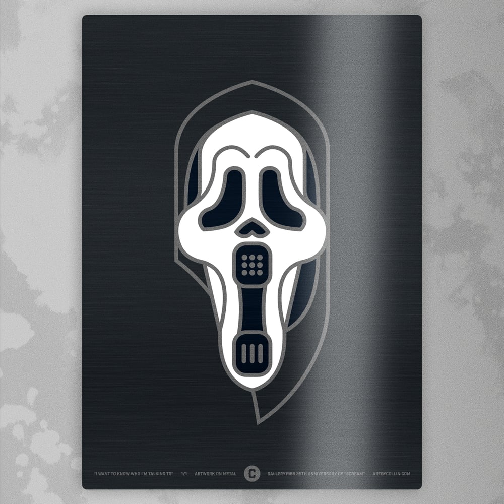 Scream 25th Anniversary - 1/1 Limited Edition Metal Prints