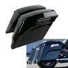 Samger Motorcycle 4" Stretched Extended Saddlebags Saddle Bags for Harley Touring Street Glide Road 
