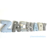Image 1 of SMALL FABRIC LETTERS 