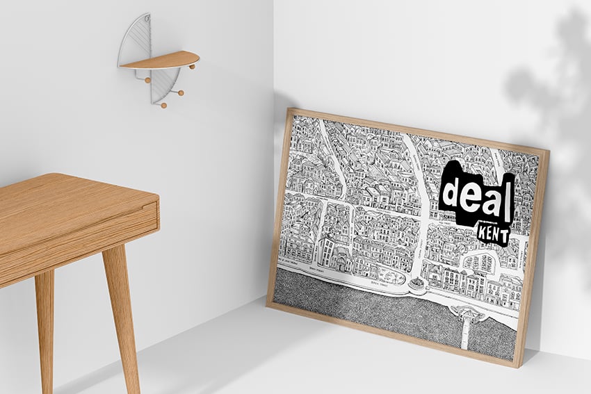 Image of Deal Doodle Map - Large Poster Edition