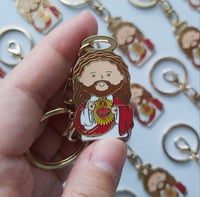 Image 2 of Sacred Heart of Jesus Keyring